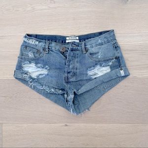 One Teaspoon cut off shorts